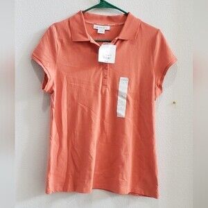 Liz clairborn 1/2 sleeve women's polo shirt size large